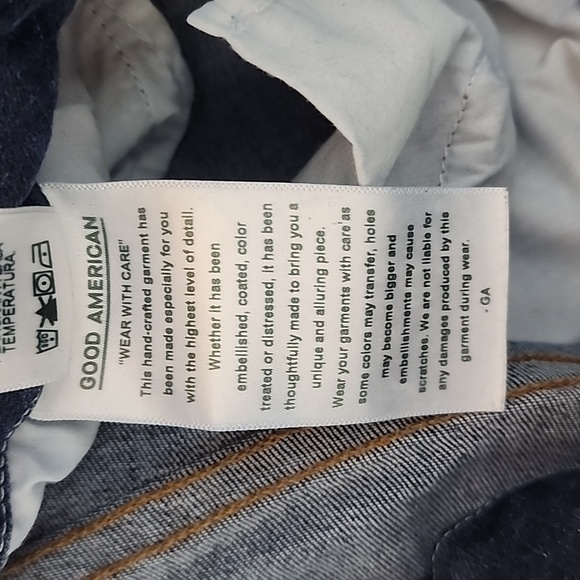 Good American High Waist Skinny Leg Good Legs Jeans Size 27 Style GAGL899 - Picture 10 of 10